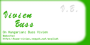 vivien buss business card